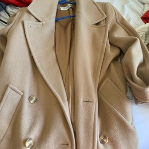 Stunning Vintage Calvin Klein Camel Coat Full length